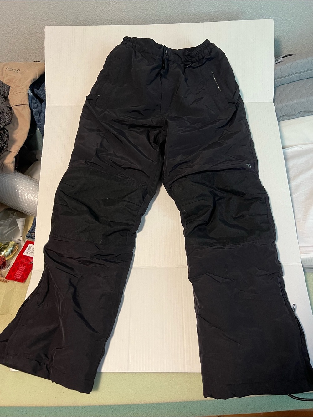 Lands' End Black kids Insulated Snow pants